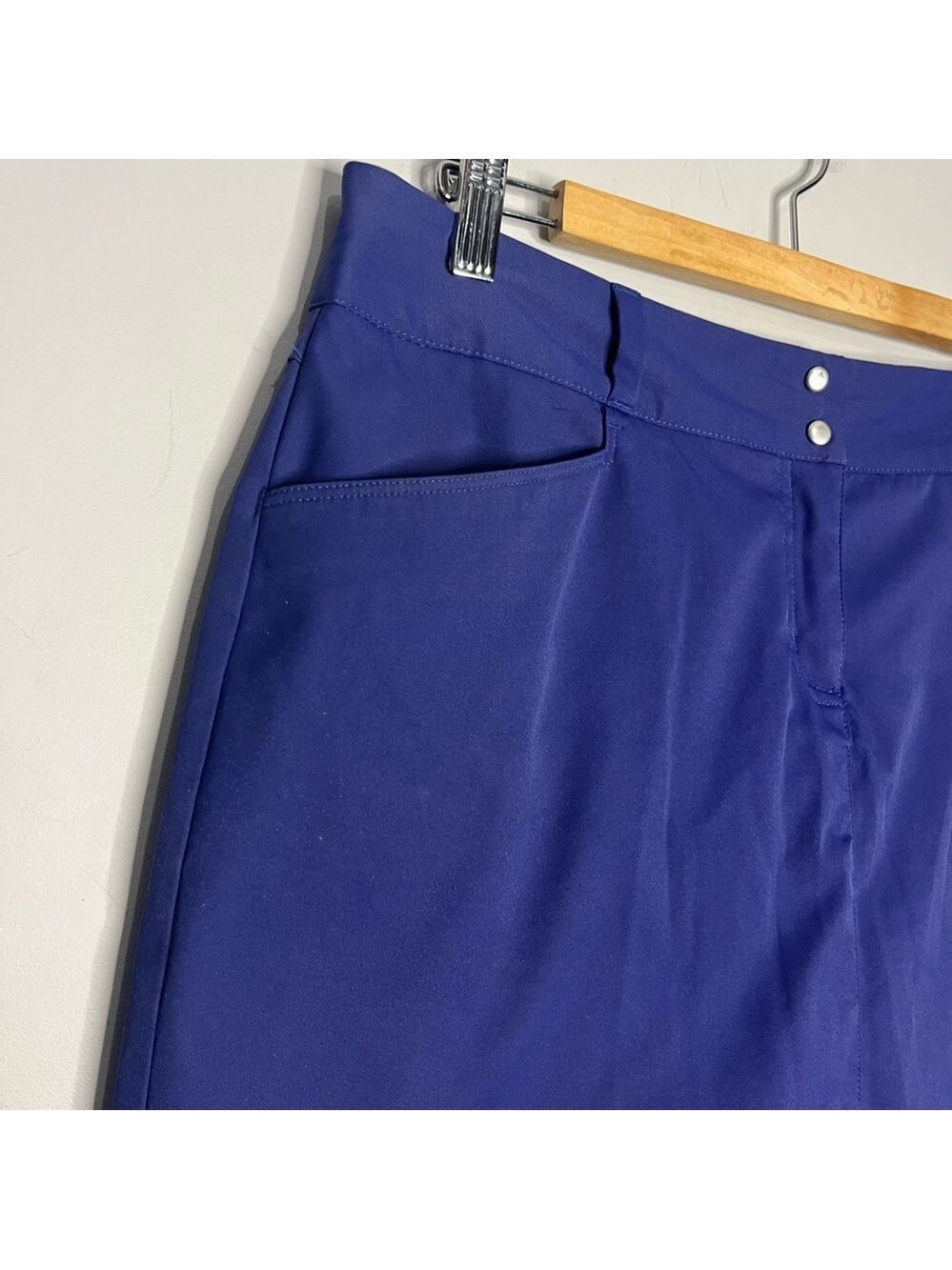 Adidas Climalite Essentials Blue Purple Golf Skort; Size 12 - Picture 4 of 14